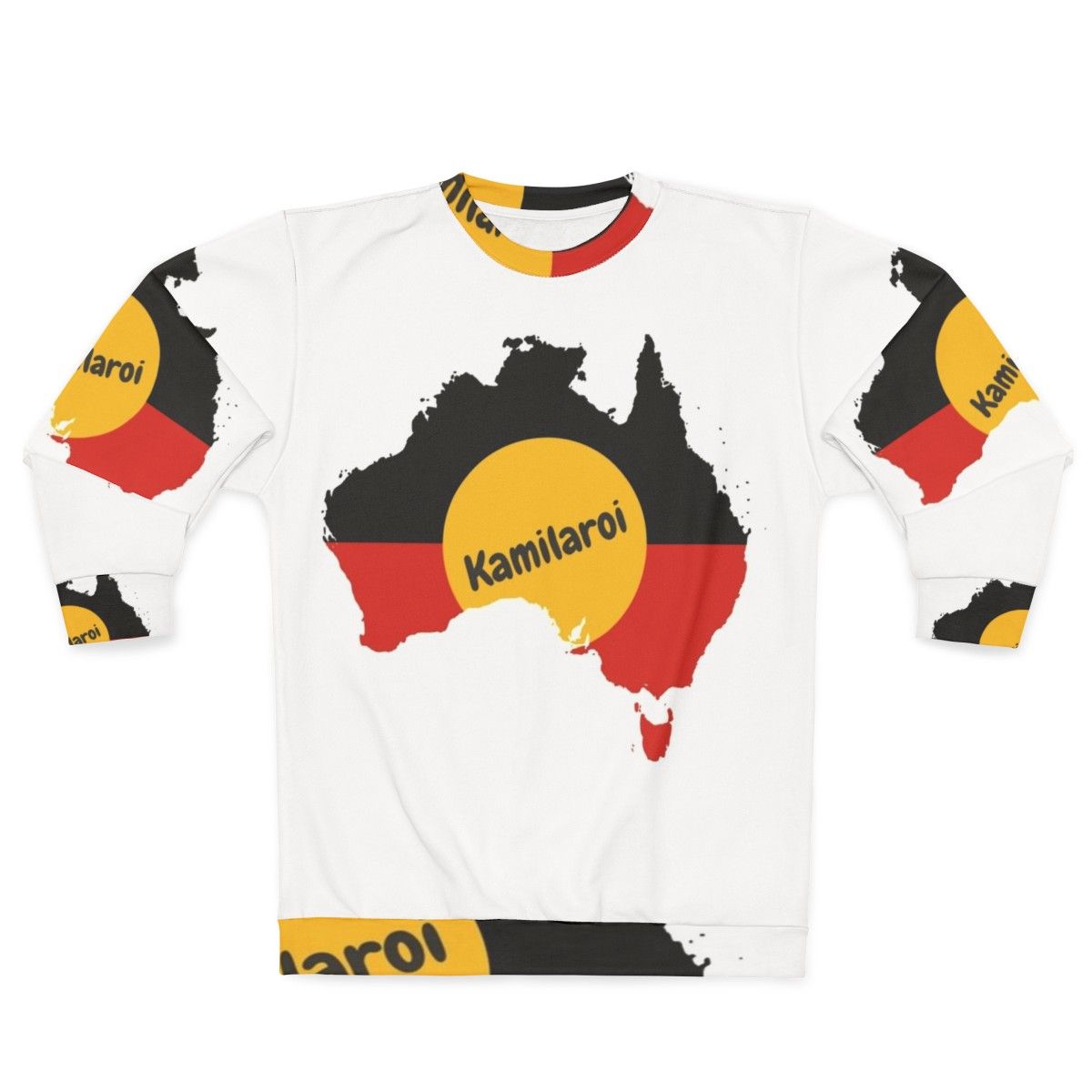 Kamilaroi Aboriginal Australian Sweatshirt featuring indigenous Australian art and culture