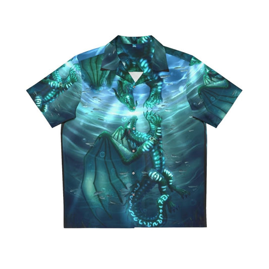 Wings of Fire Fathom and Turtle Sea Dragon Hawaiian Shirt