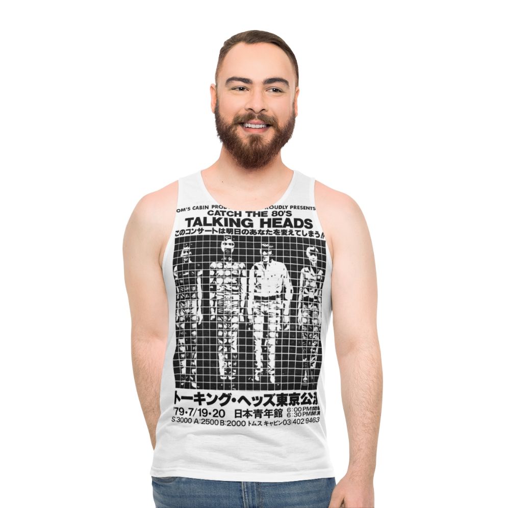 Retro 80s Talking Heads Unisex Tank Top - men