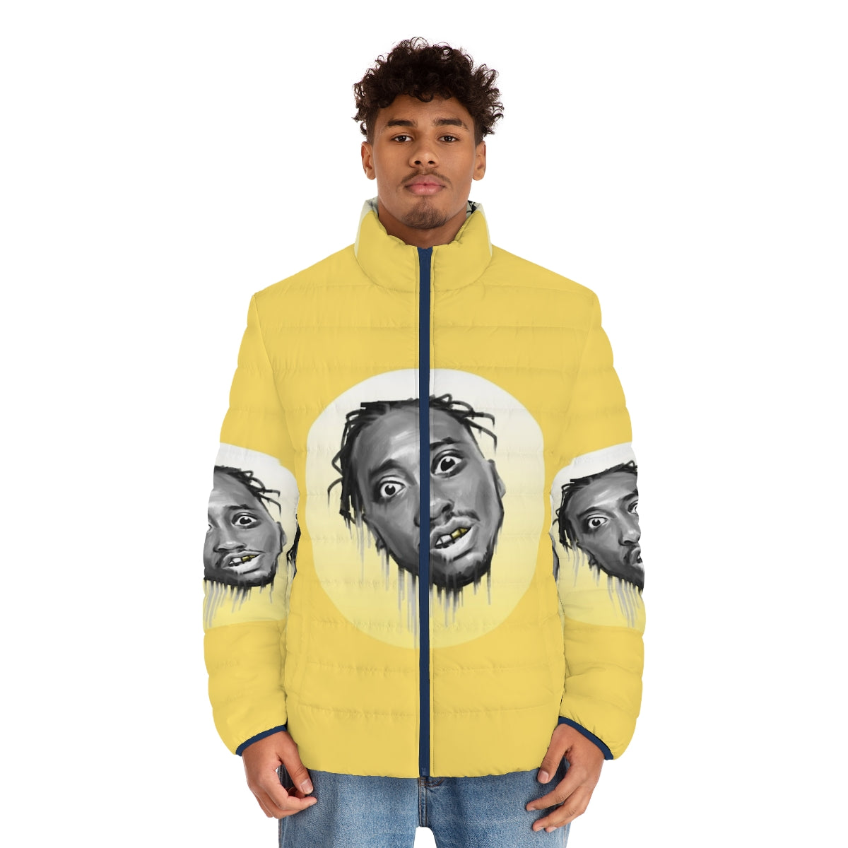 Ol Dirty Bastard tribute puffer jacket - men front