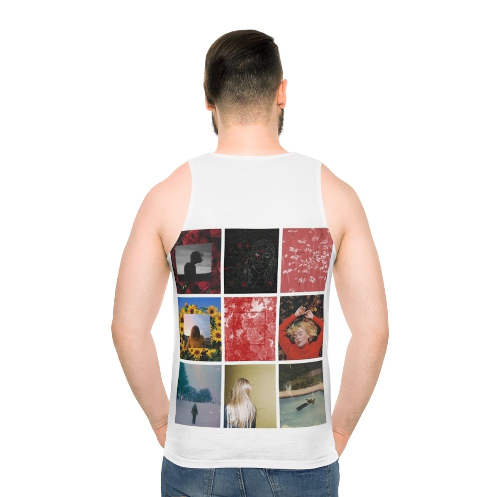 Girl in Red Unisex Pride Tank Top - men back