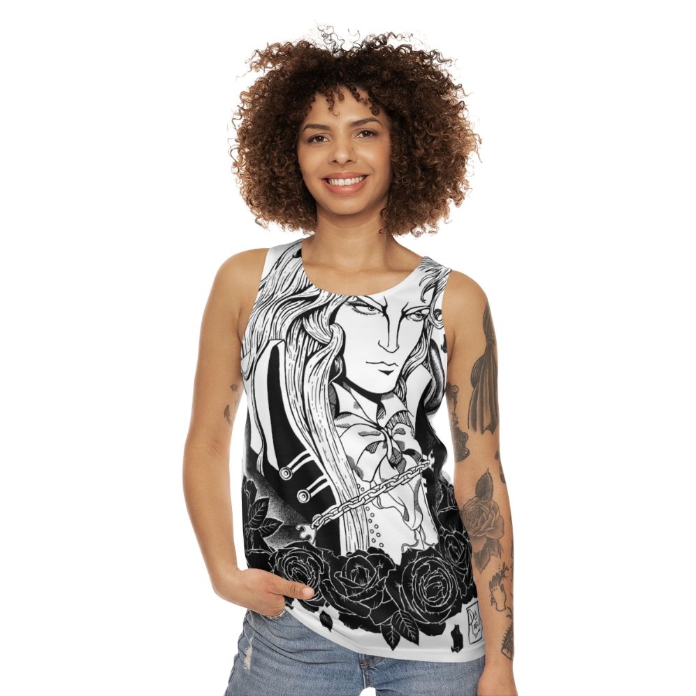 Alucard from Castlevania unisex tank top - women