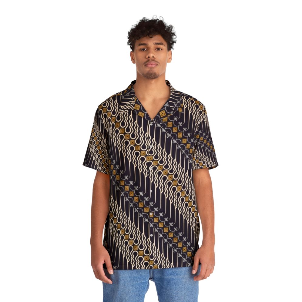 Batik Parang Motif Hawaiian Shirt - People Front