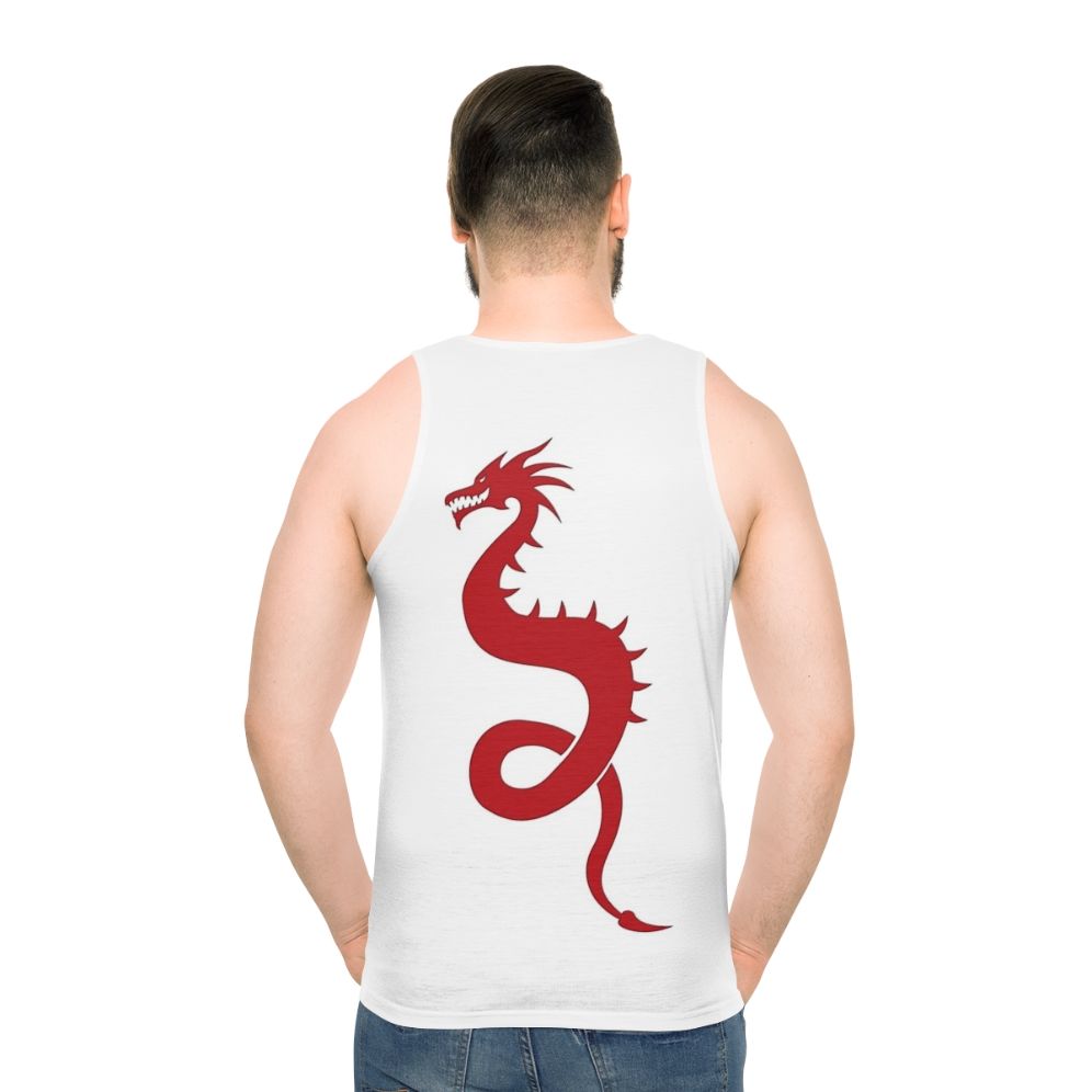 Legendary Animals Dragon Unisex Tank Top - men back