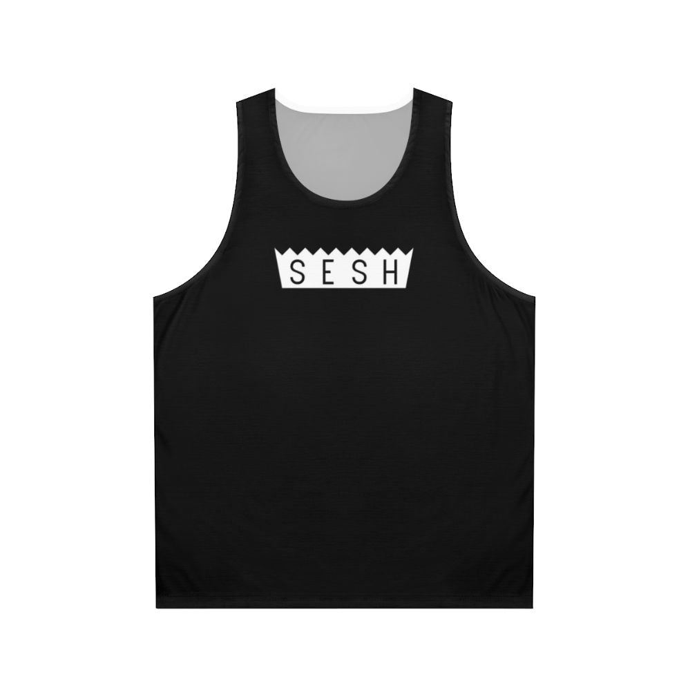 Team Sesh Unisex Tank Top featuring Bones logo