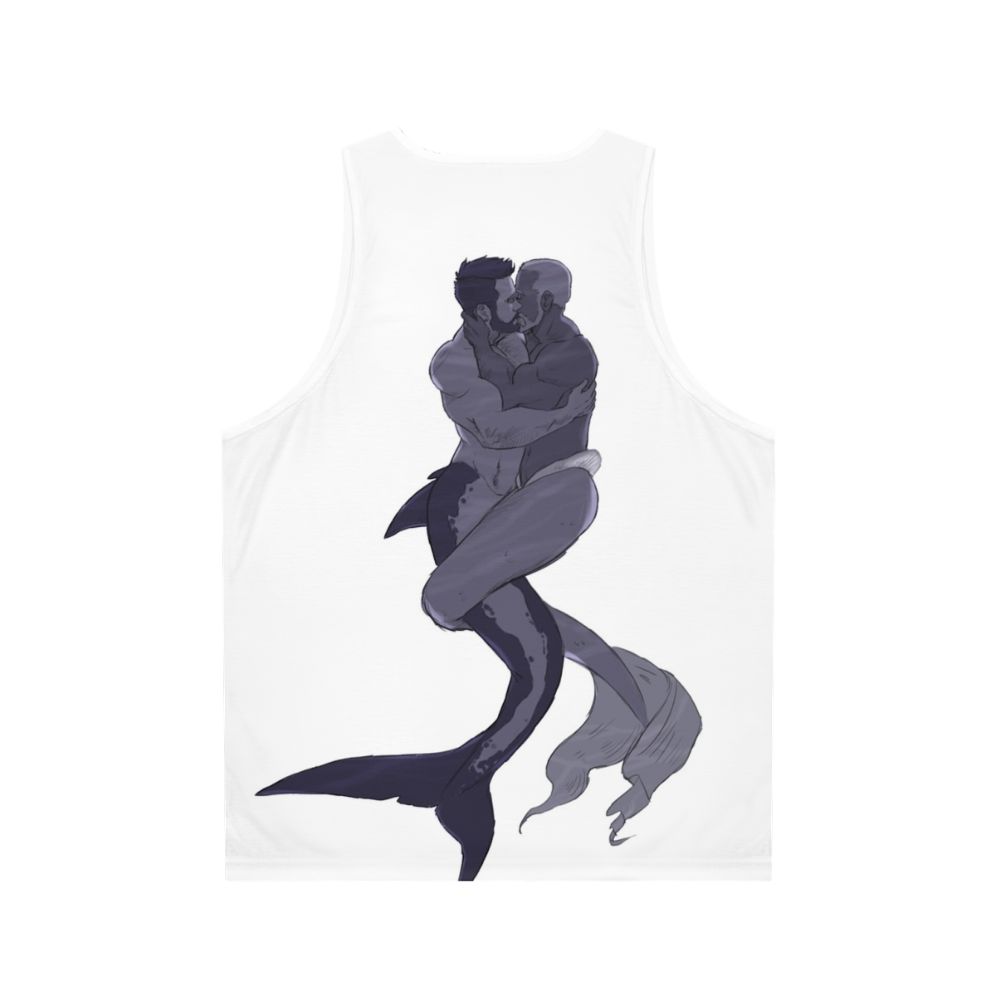 Mermen Pride Unisex Tank Top - Back