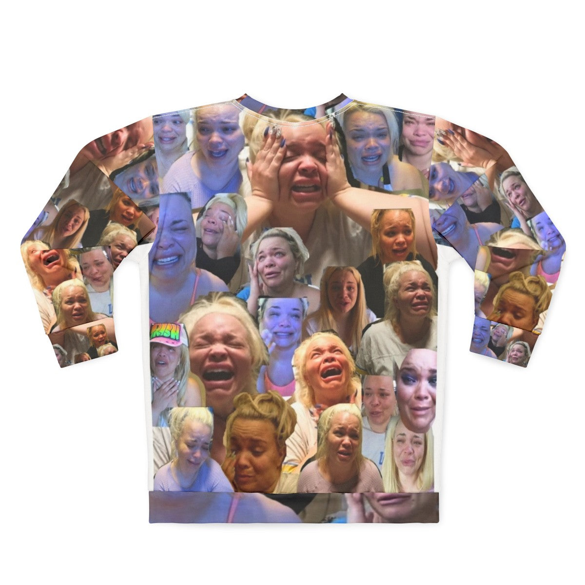 Trisha Paytas Crying Meme Sweatshirt - Back