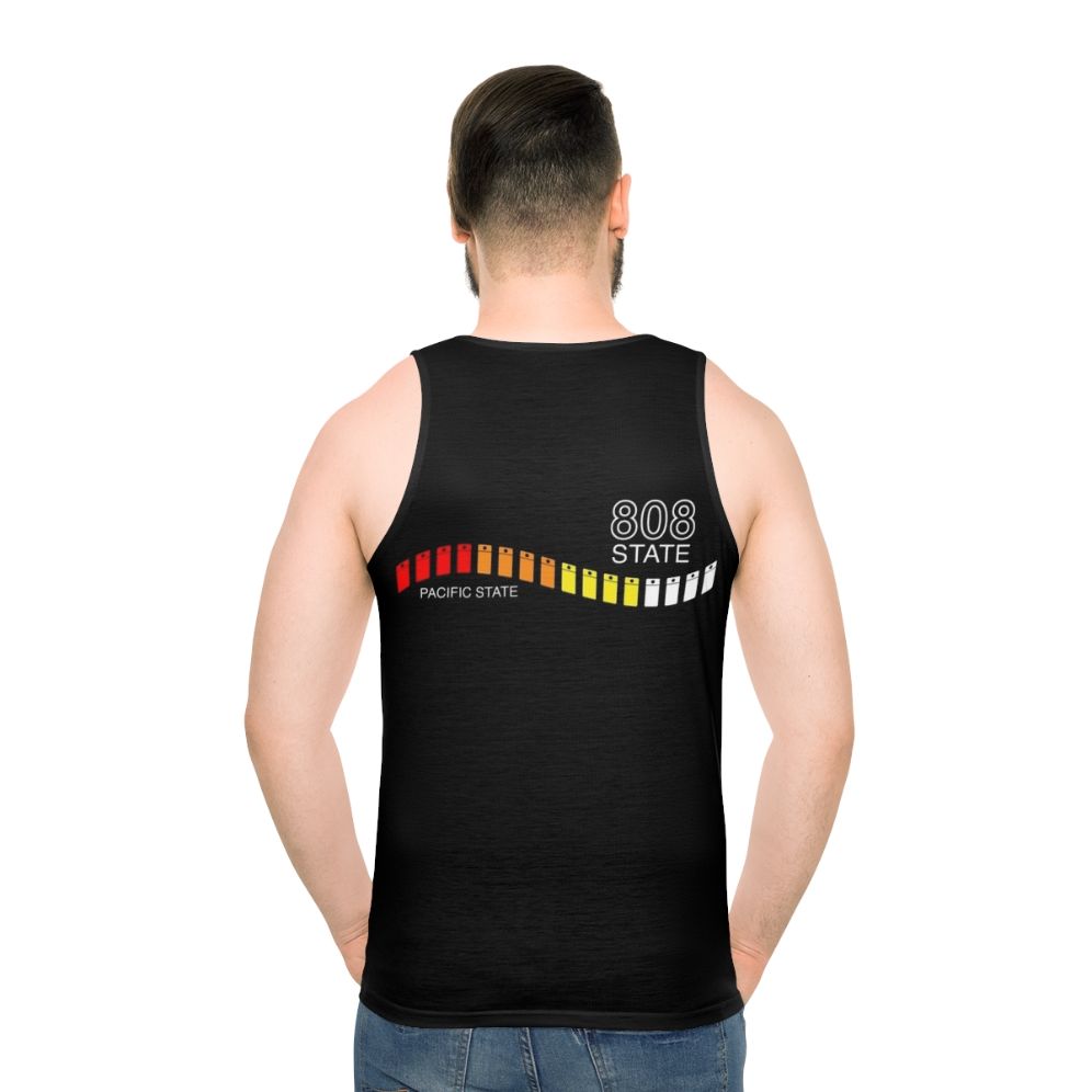 808 State Pacific State Unisex EDM Tank Top - men back