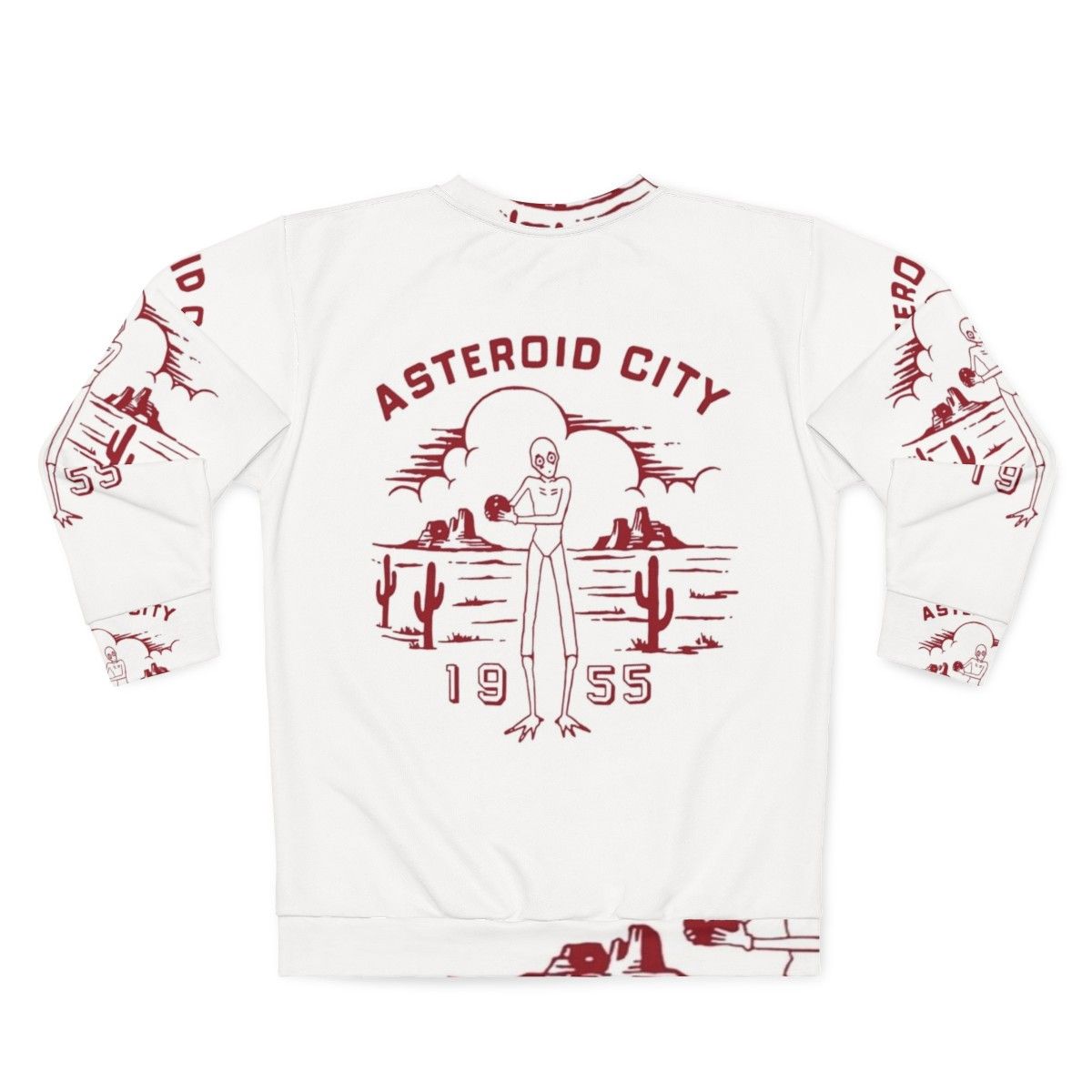 Asteroid City 1955 Retro Sweatshirt - Back