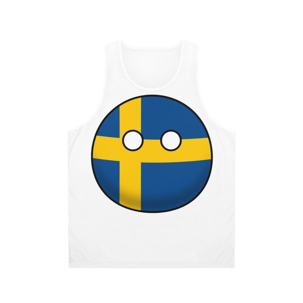 Sweden Countryball Unisex Tank Top