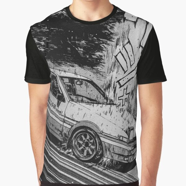 Initial D Drift King AE86 Toyota Trueno Graphic T-Shirt