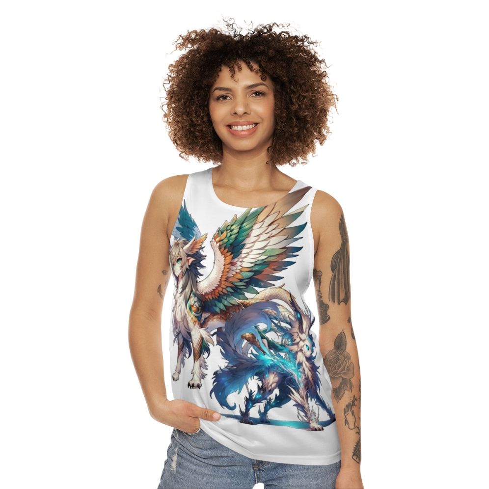 Legendary animals and mythological creatures unisex tank top - women