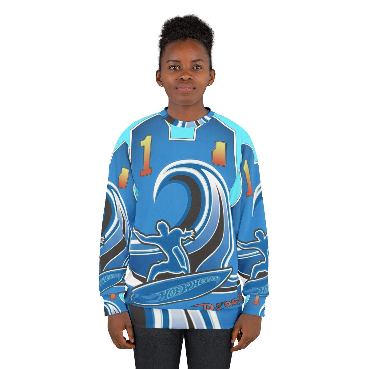 Vert Wheeler Hot Wheels World Race Outfit Sweatshirt - women