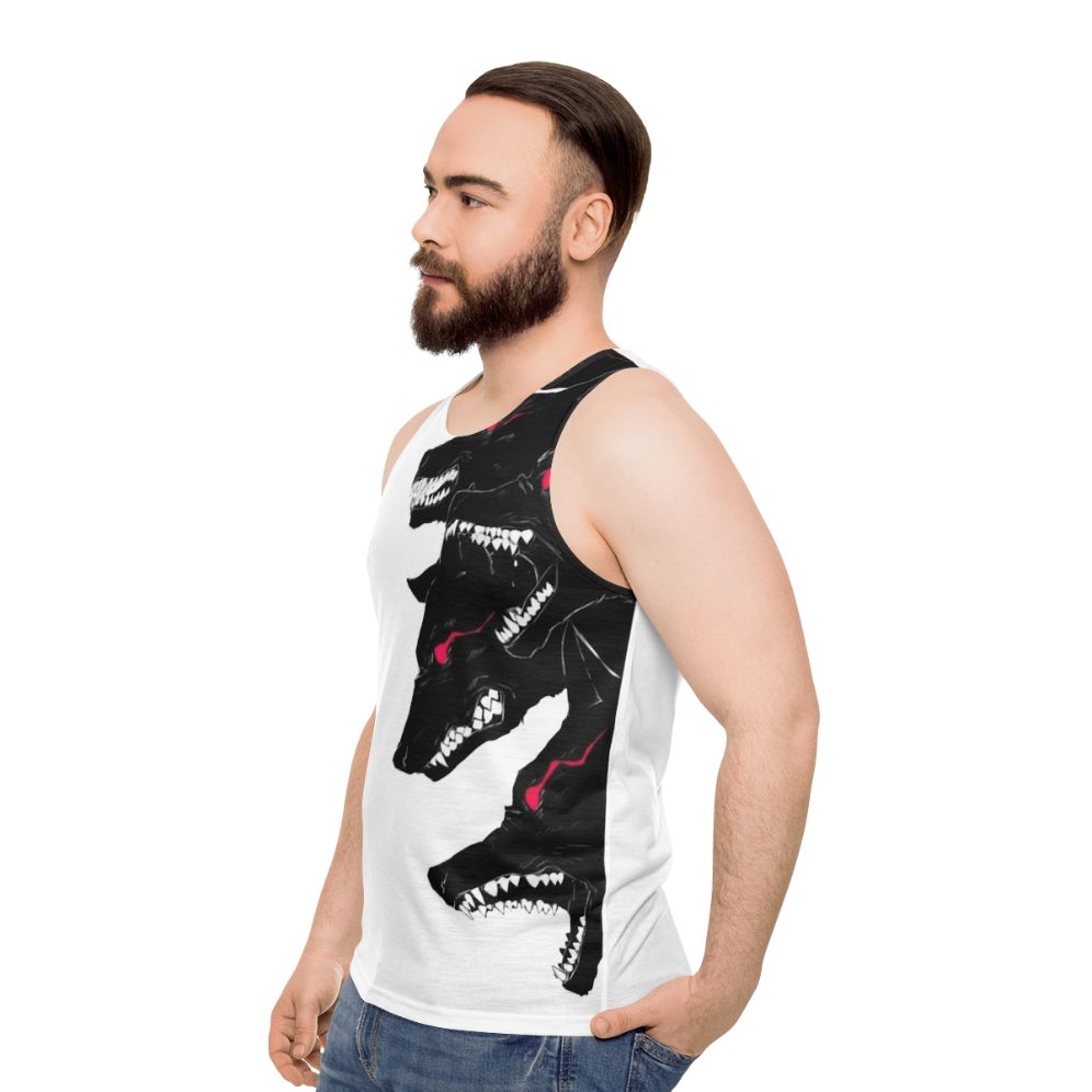 Unisex Wolf Tank Top - men side