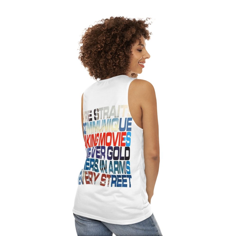 Dire Straits Albums Unisex Tank Top - women back