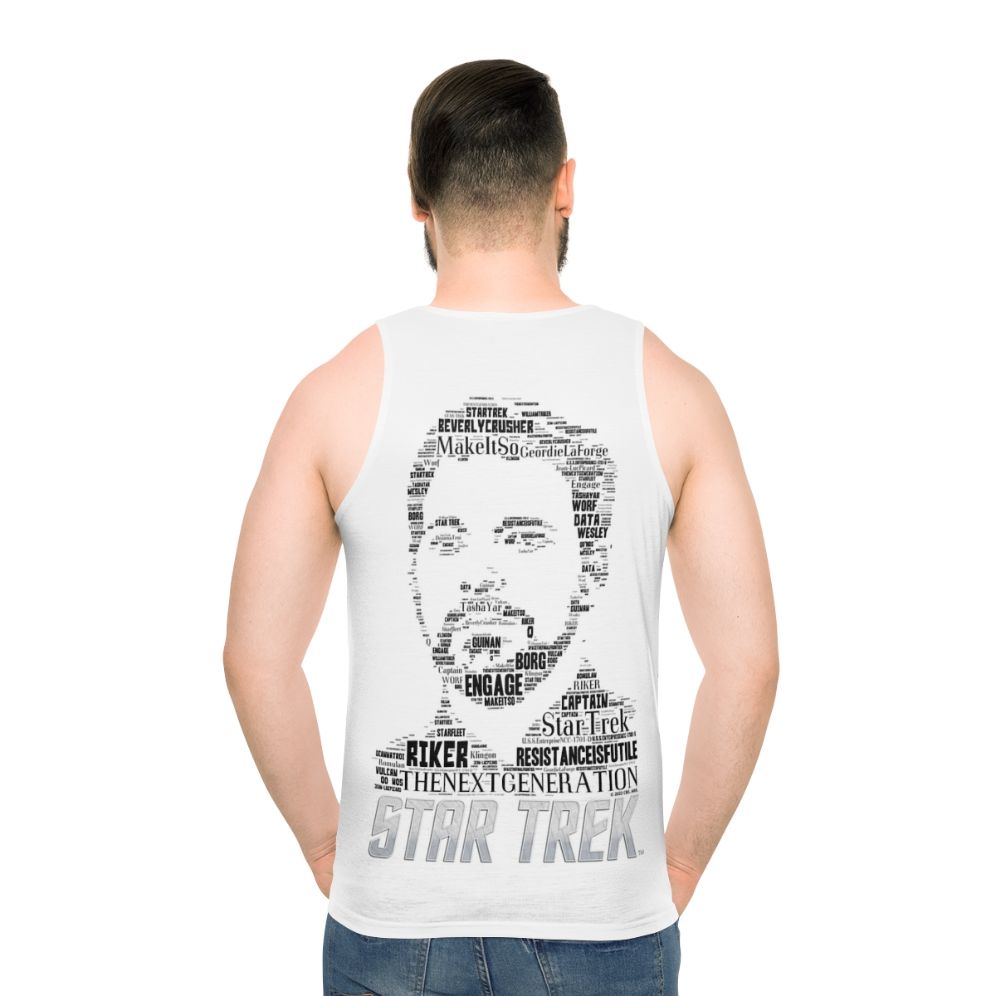 William Riker 2 Star Trek: The Next Generation Unisex Tank Top - men back