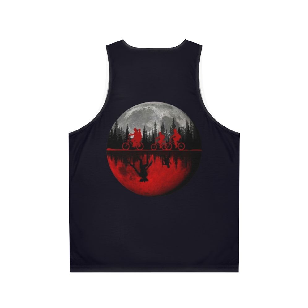 Stranger Things Moon Design Unisex Tank Top - Back