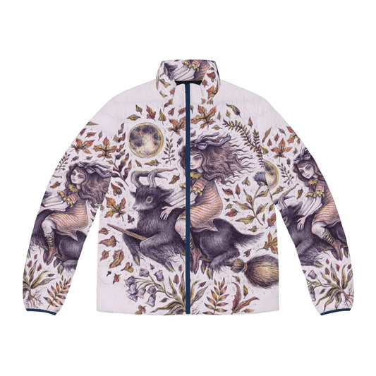 Vvitch Puffer Jacket with spooky and autumnal design