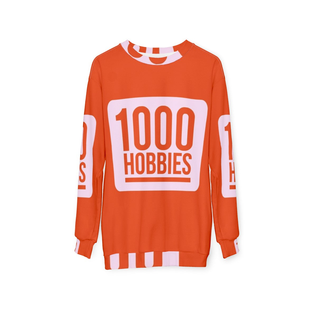 1000 Hobbies Official Merchandise Hoodie Sweatshirt - hanging