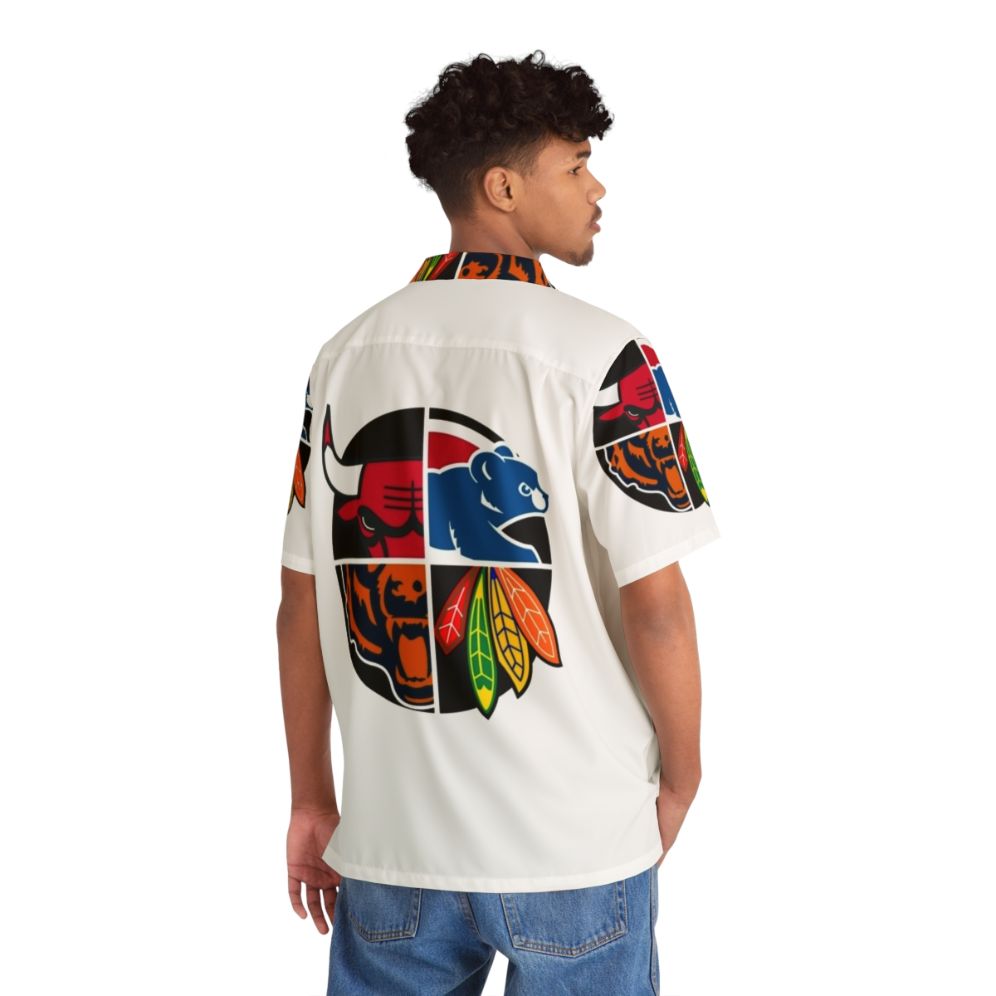 Chicago Northside Sports Quad Hawaiian Shirt - People Back