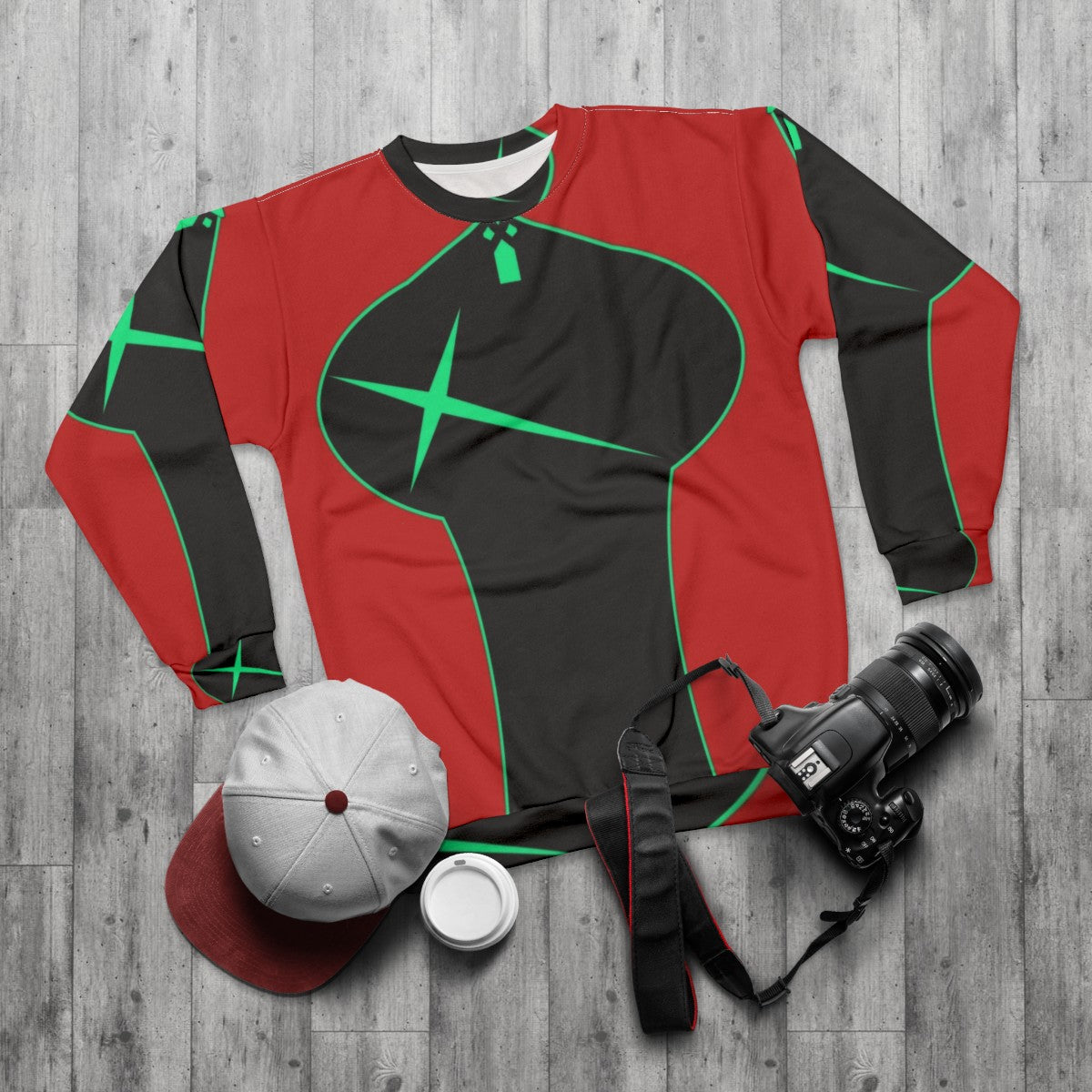 Xenoblade Pyra Swimmer Sweatshirt - flat lay