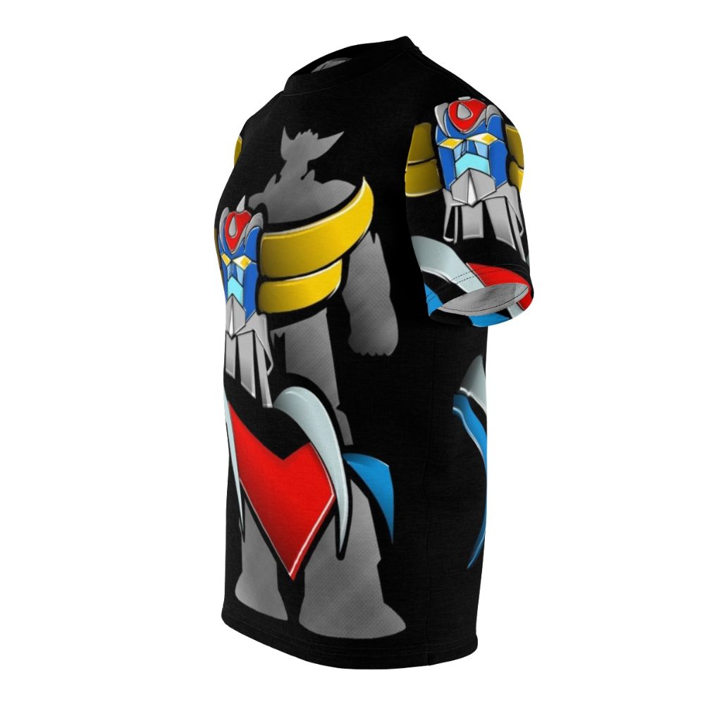 Vintage-style Goldorak & Grendizer inspired all-over print t-shirt - men left