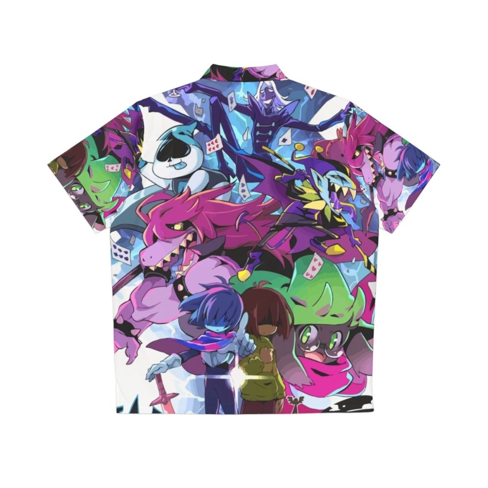 Deltarune Adventure Hawaiian Shirt with Vibrant Gaming Inspired Design - Back