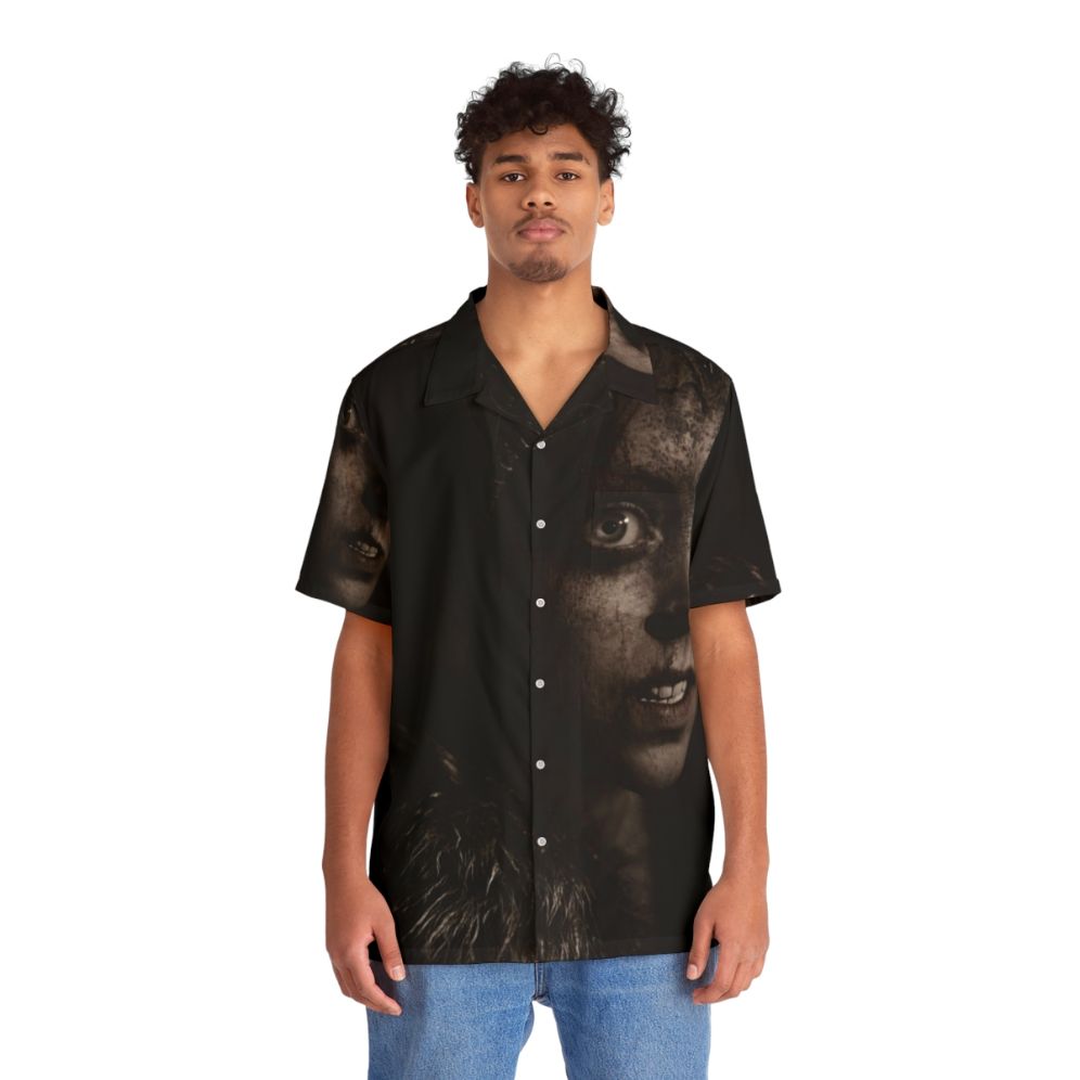 Hellblade Senua Hawaiian Shirt with Nordic Design - People Front