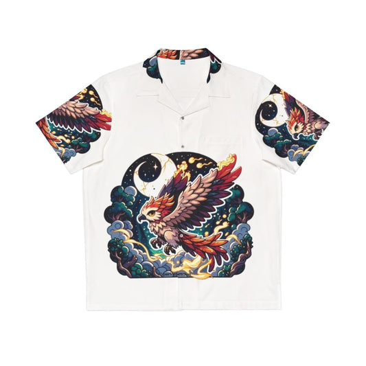 Legendary Animals Phoenix Thunderhawk Hawaiian Shirt with Fantasy Illustration