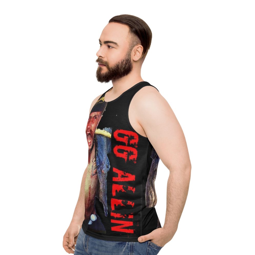 GG Allin Hardcore Punk Tank Top - men side