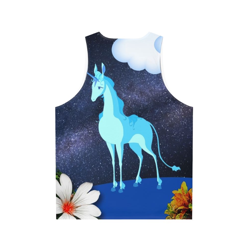 The Last Unicorn Lunar Landscape Unisex Tank Top - Back