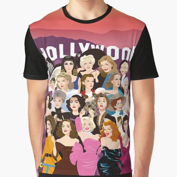 Alejandro Mogollo Art Hollywood Graphic T-Shirt