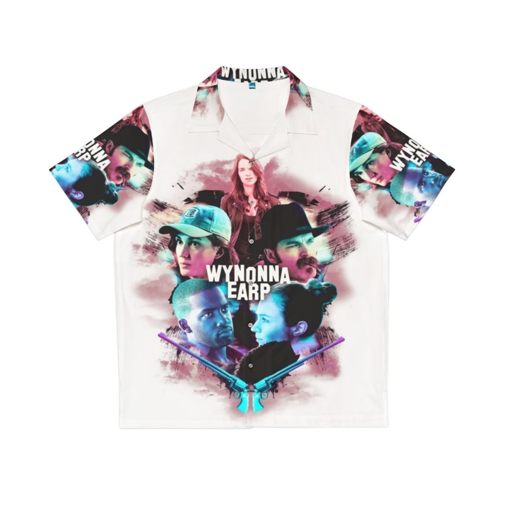 Wynonna Earp inspired Hawaiian shirt with Wayhaught design