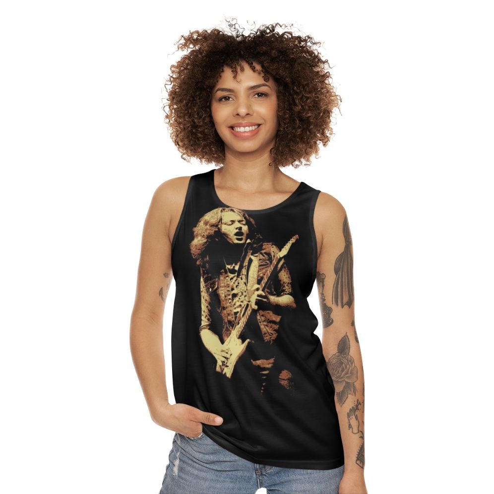 Rory Gallagher Unisex Rock Music Tank Top - women