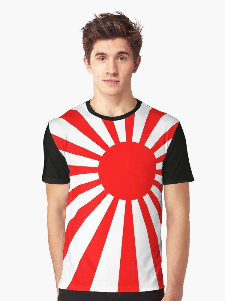 Japan flag graphic design on a t-shirt - Men