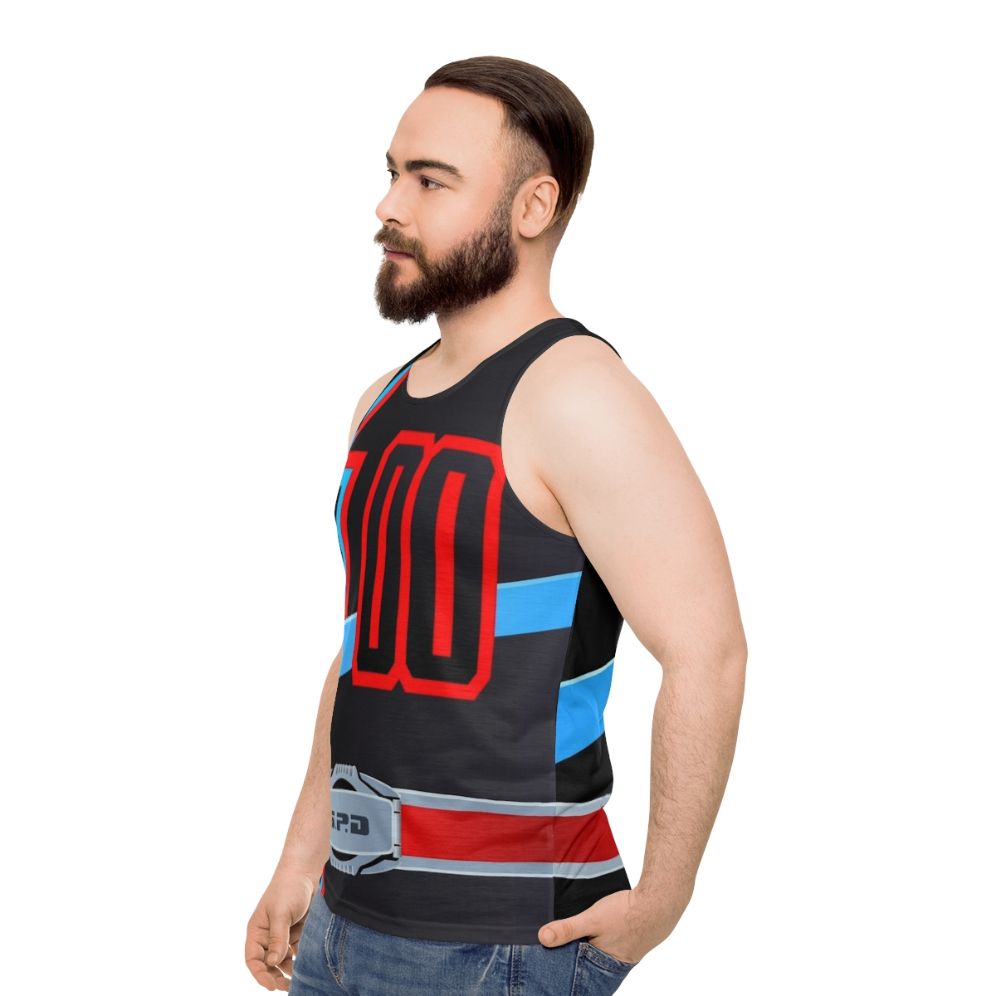 Dekamaster Shadow Unisex Power Rangers Tank Top - men side