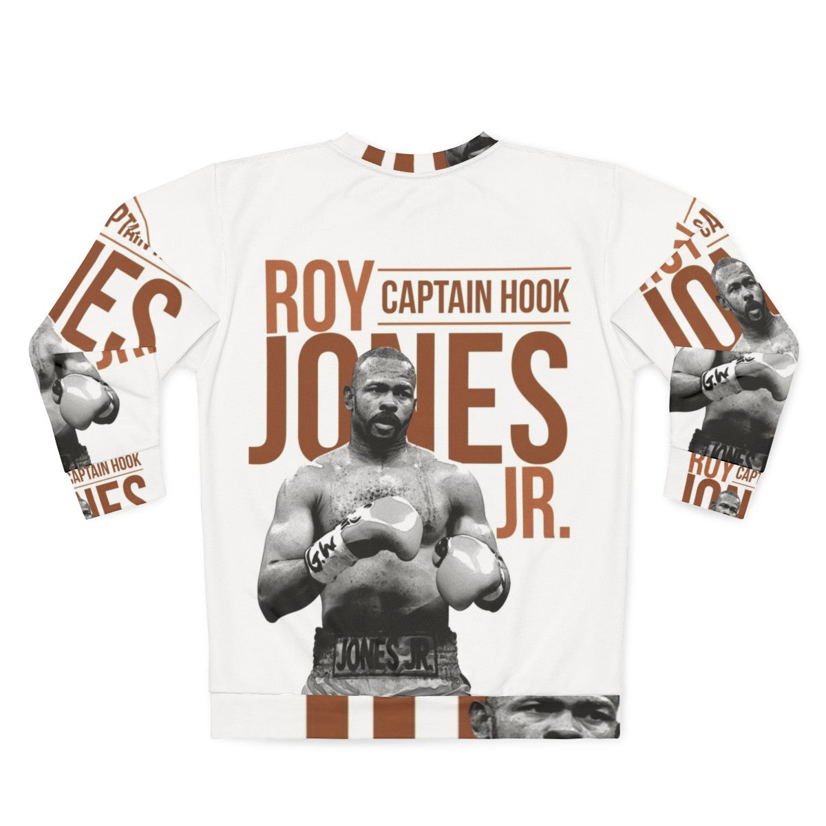 Roy Jones Jr. Boxing Heavyweight Sweatshirt - Back