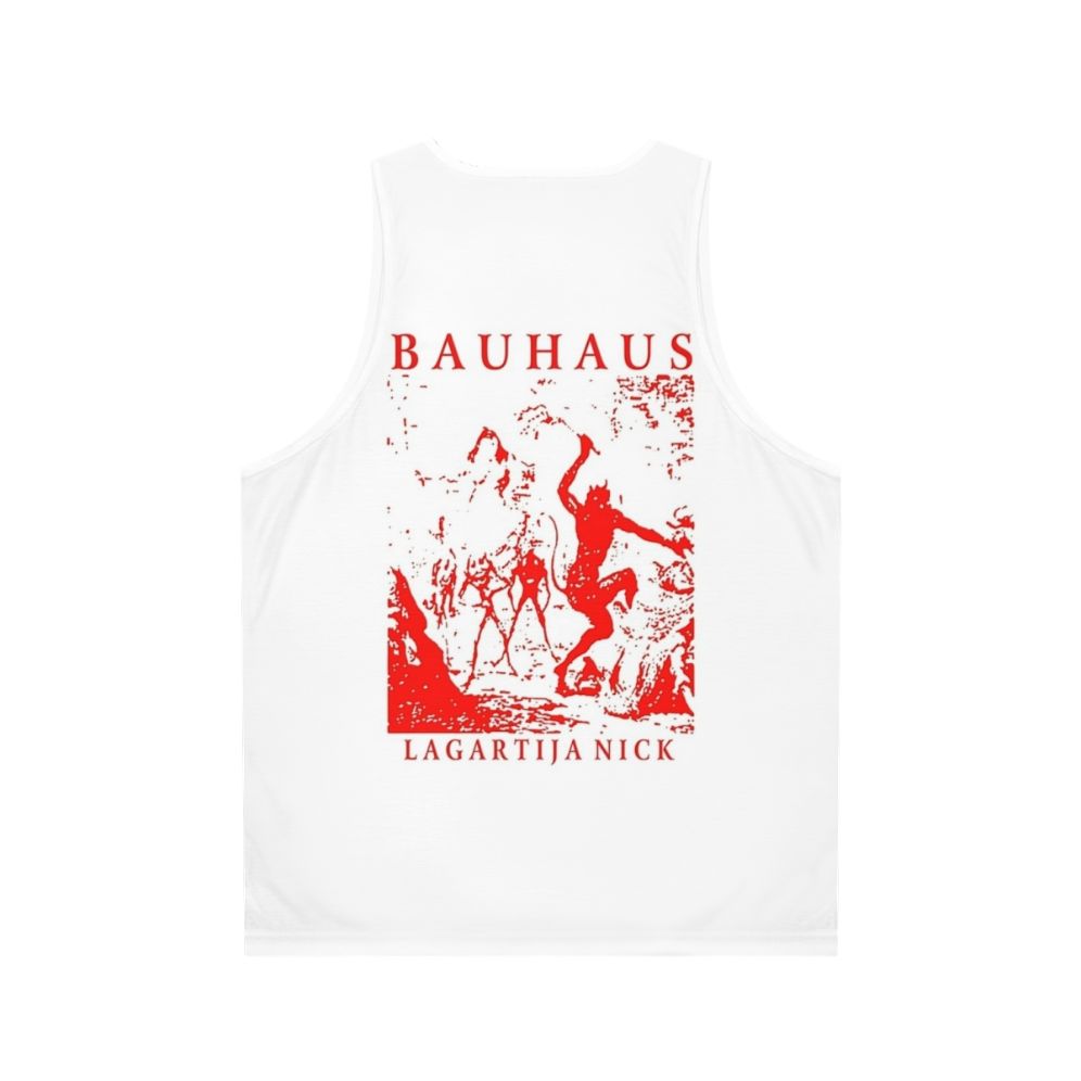 Bauhaus rock band legend unisex tank top - Back