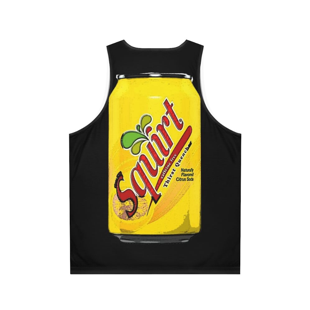 Vintage Squirt Soda Unisex Tank Top - Back