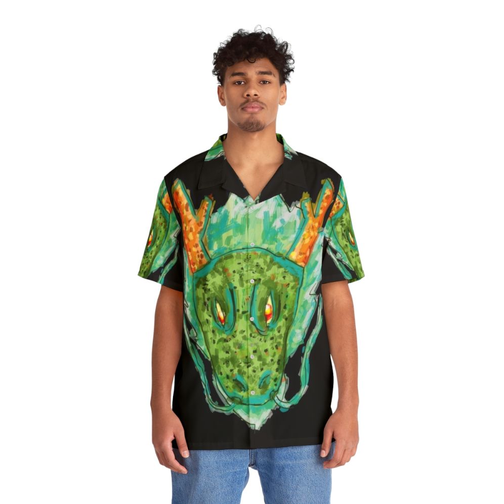 Legendary Earth Dragon Hawaiian Shirt - People Front