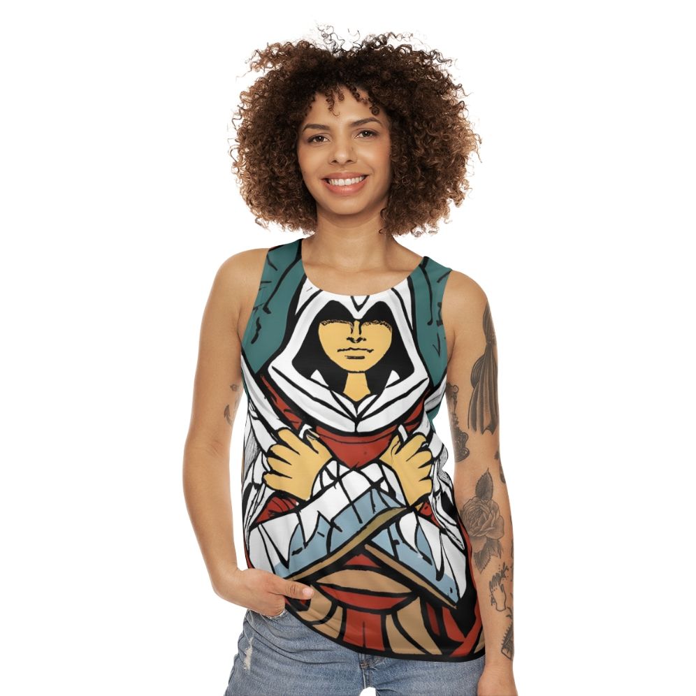 Assassin's Creed Ezio Auditore Unisex Tank Top - women