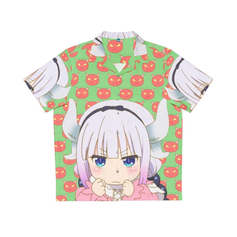 Angry Kanna from Miss Kobayashi's Dragon Maid Hawaiian Shirt