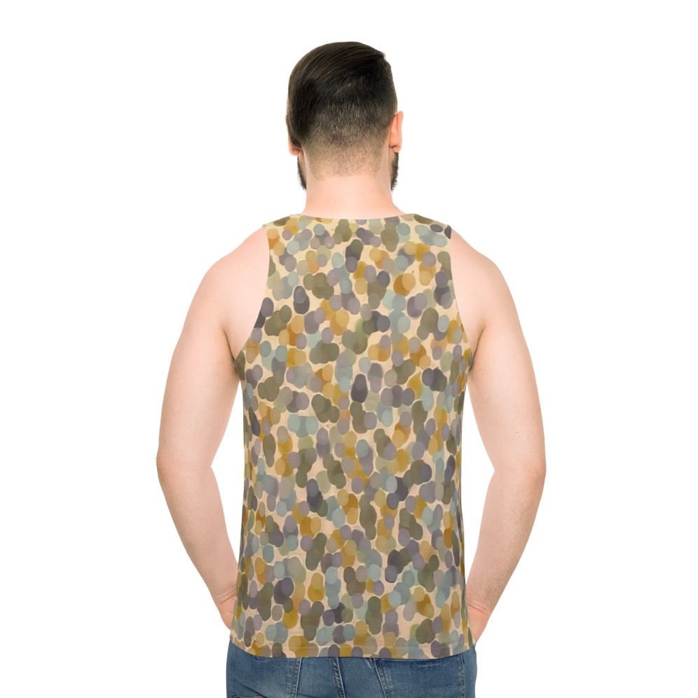 Thomas Downing's Vibrant Summer 1960 Unisex Tank Top - men back