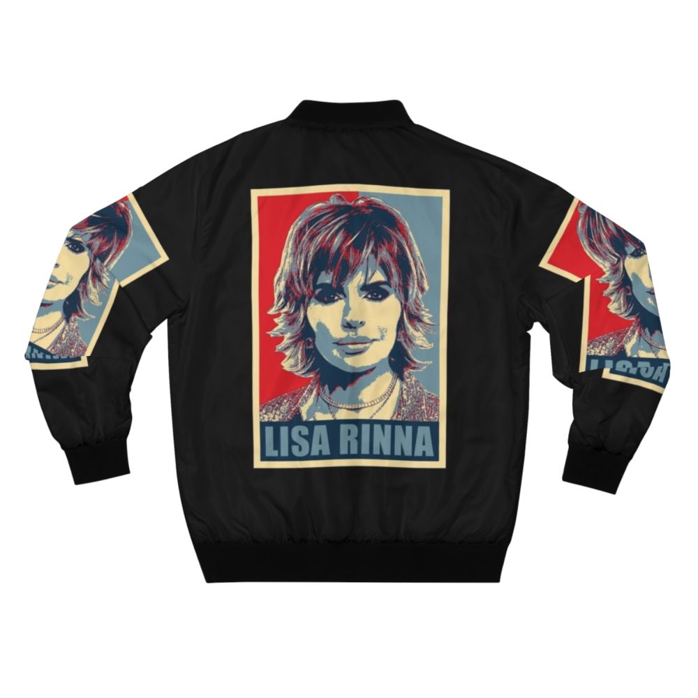 Lisa Rinna Real Housewives of Beverly Hills themed bomber jacket - Back