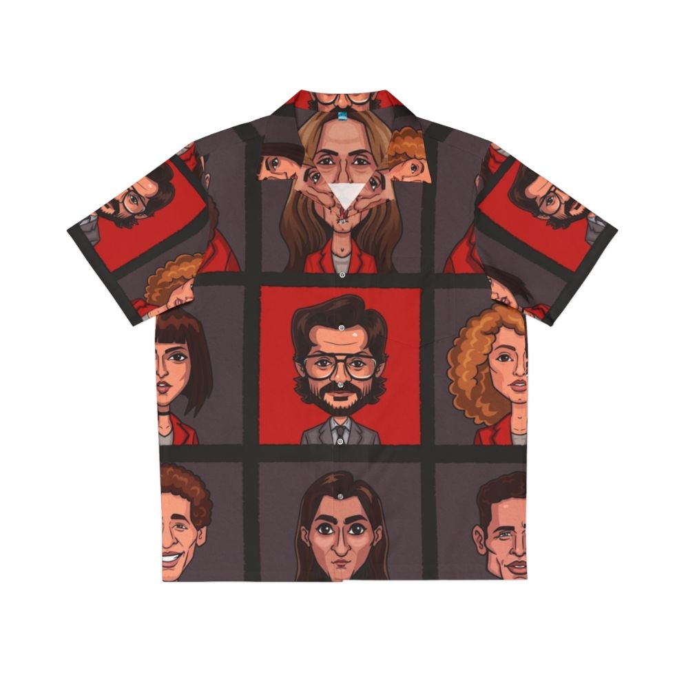 Money Heist Lineup Hawaiian Shirt with Characters