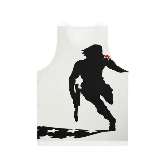 The Winter Soldier Silhouette Unisex Marvel Tank Top