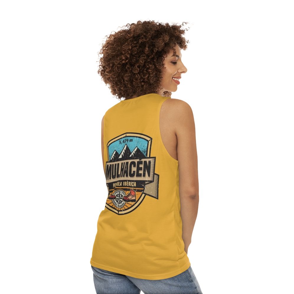 Mulhacen Mountain Unisex Tank Top - women back