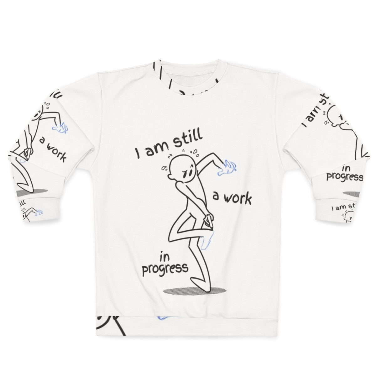 "Work In Progress" Graphic Tee Sweatshirt