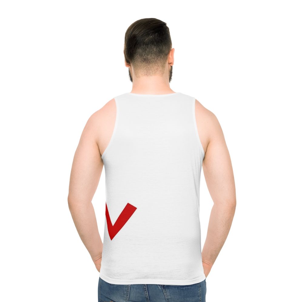 Unisex Viva La Vida Coldplay Tank Top - men back