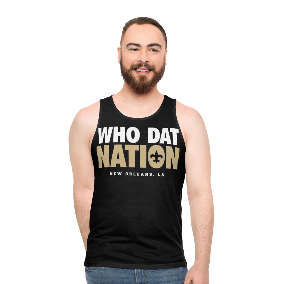 Who Dat Nation Unisex Saints Gaming Tank Top - men